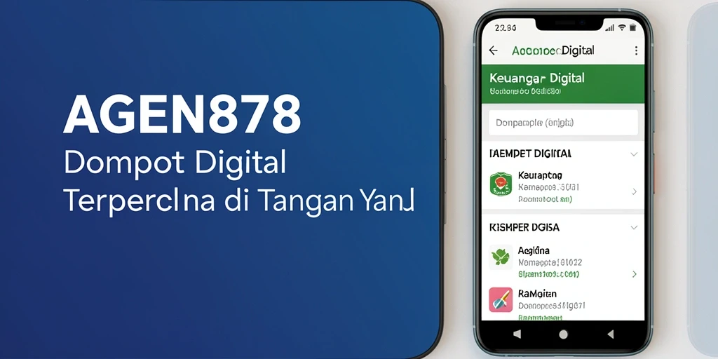 Antarmuka aplikasi AGEN878 yang modern dan mudah digunakan.