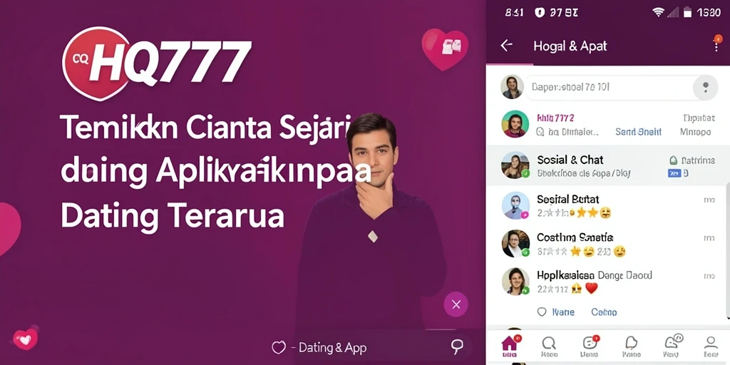 Tampilan antarmuka HQ777 yang modern dan menarik.
