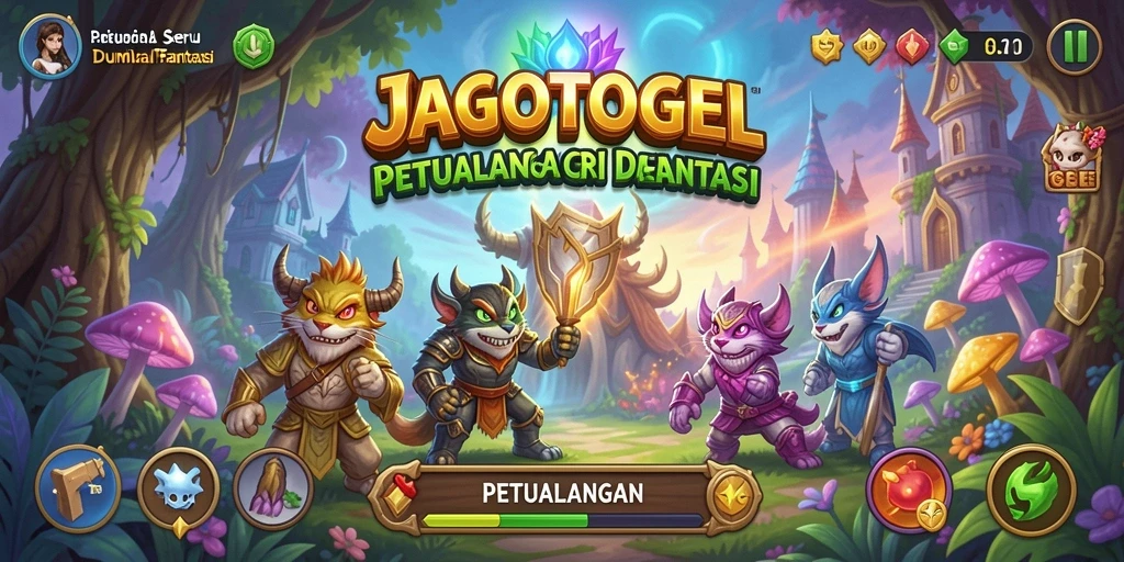 Antarmuka menawan dari game Petualangan JAGOTOGEL.