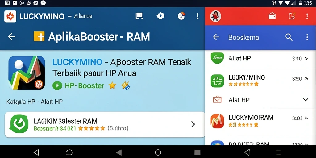 Tampilan antarmuka LUCKYMINO yang bersih dan ramah pengguna.